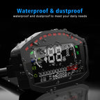 CS-1089A1 Motorcycle Modified Multi-function LCD Color Screen Odometer Tachometer, CS-1089A1