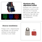 WUPP ZH-983C1 Motorcycle Modified Intelligent Electric Heating Hand Cover Heated Grip Handlebar with Three Gear Temperature Control, ZH-983C1