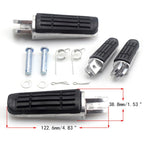One Pair Motorcycle Front Foot Pegs for Suzuki HAYABUSA GSX1300R 1997–2010, For Suzuki HAYABUSA GSX1300R 1997–2010