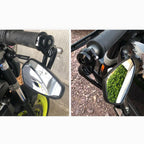 Universal 7 / 8 inch 22mm Modified Motorcycle Side Rearview Mirror, 7 / 8 inch 22mm (Blue), 7 / 8 inch 22mm (White)