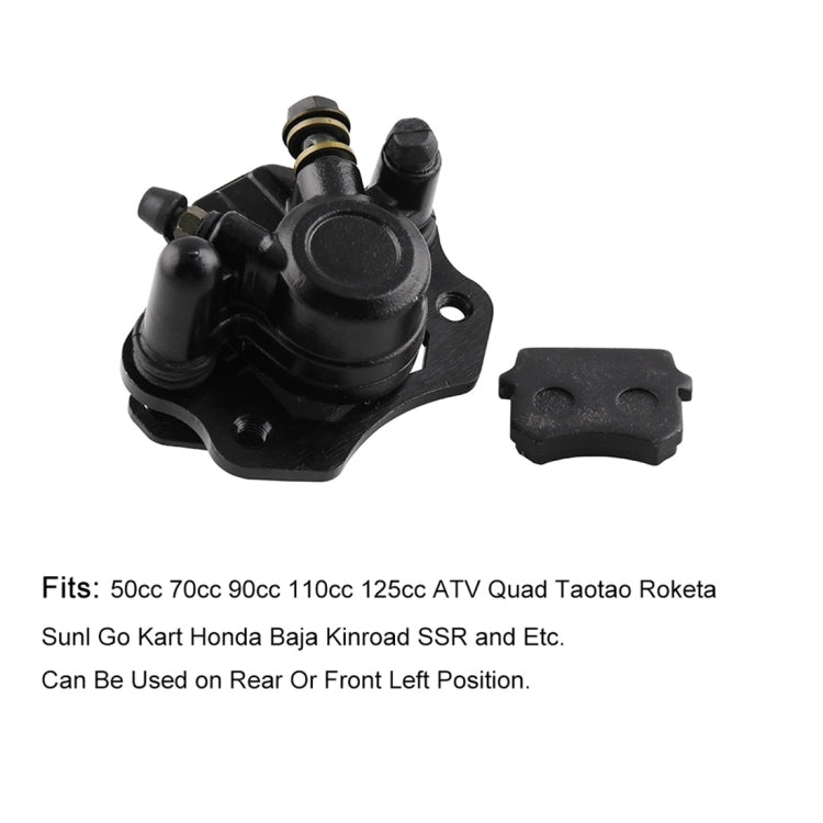 Right Side Modified Rear Brake Caliper for Motocycle / 50CC 70CC 90CC 110CC 125CC 150CC ATV Quad / Taotao Roketa