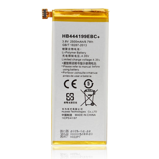 2500mAh Li-Polymer Battery HB444199EBC for Huawei Honor 4C / C8818 / CHM-UL00 / CHM-TL00H / CHM-CL00, For Honor 4C