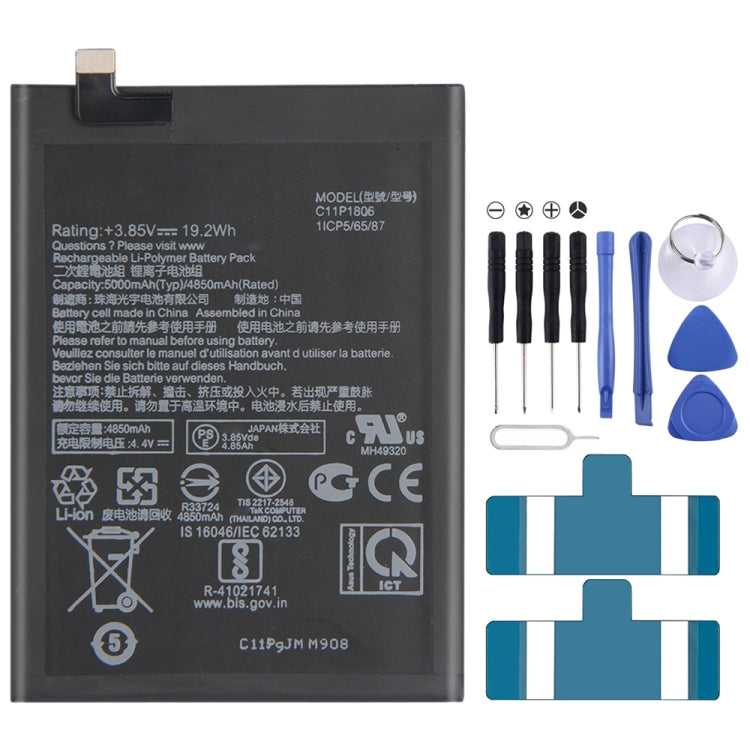 5000mAh C11P1806 for Asus ZenFone 6 ZS630KL Li-Polymer Battery, For Asus ZenFone 6 ZS630KL