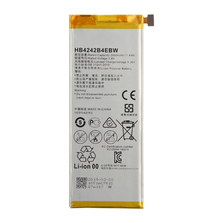 HB4242B4EBW Li-ion Polymer Battery for Huawei Honor 6 / Honor 4X, For Honor 6