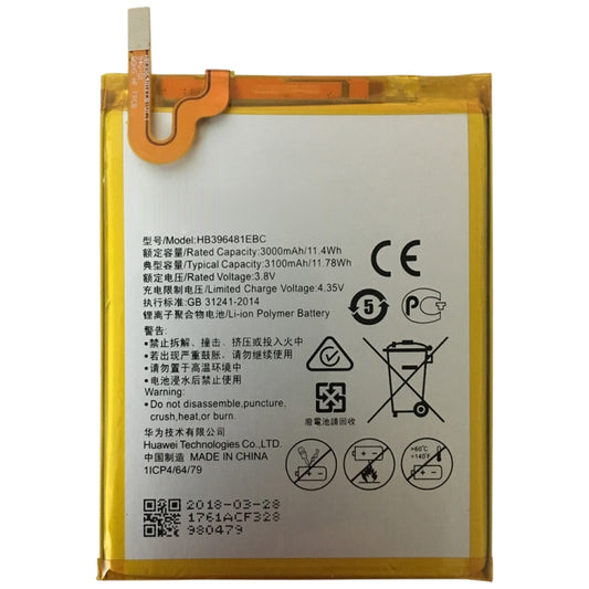HB396481EBC Li-ion Polymer Battery for Huawei Ascend G7 Plus / Honor 5X / G8 / G8X / RIO L03-UL00TL00AL00, For Ascend G7 Plus