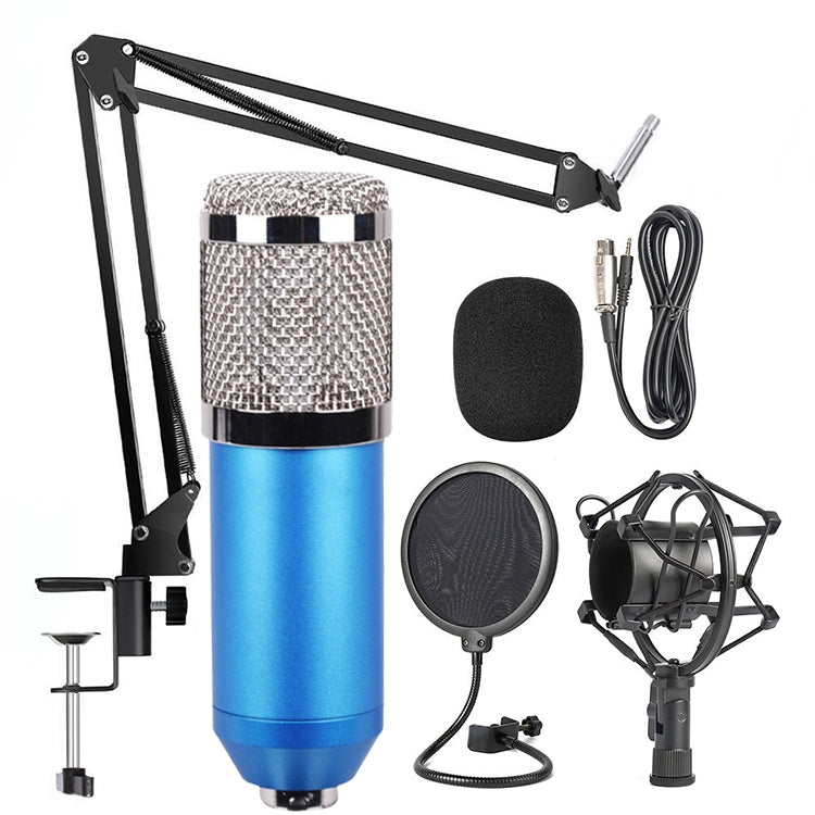 BM-800 Network K-Song Dedicated High-end Metal Shock Mount Microphone Set, BM800 Kit Black, BM800 Kit Pink, BM800 Kit Blue