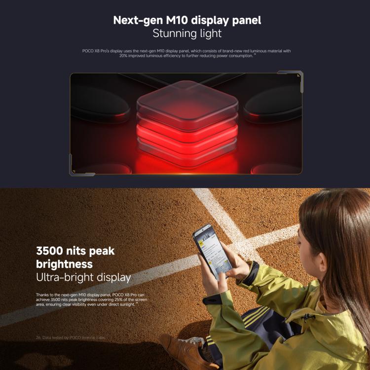 Xiaomi POCO X8 Pro Global, 8GB+256GB, In-screen Fingerprint, 6.59 inch Xiaomi HyperOS 3 Dimensity 8500-Ultra Octa Core, NFC, Network: 5G, 8GB+256GB