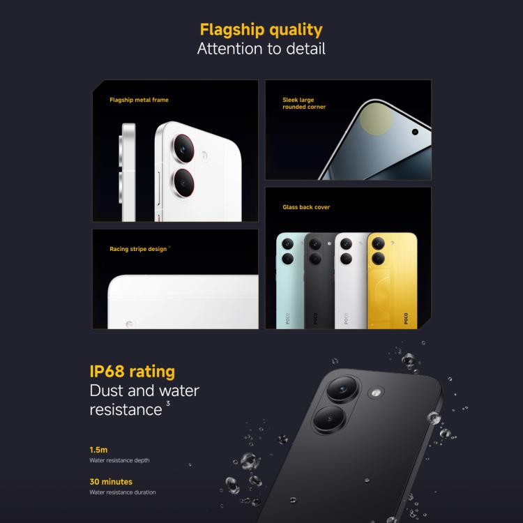 Xiaomi POCO X8 Pro Global, 8GB+512GB, In-screen Fingerprint, 6.59 inch Xiaomi HyperOS 3 Dimensity 8500-Ultra Octa Core, NFC, Network: 5G, 8GB+512GB