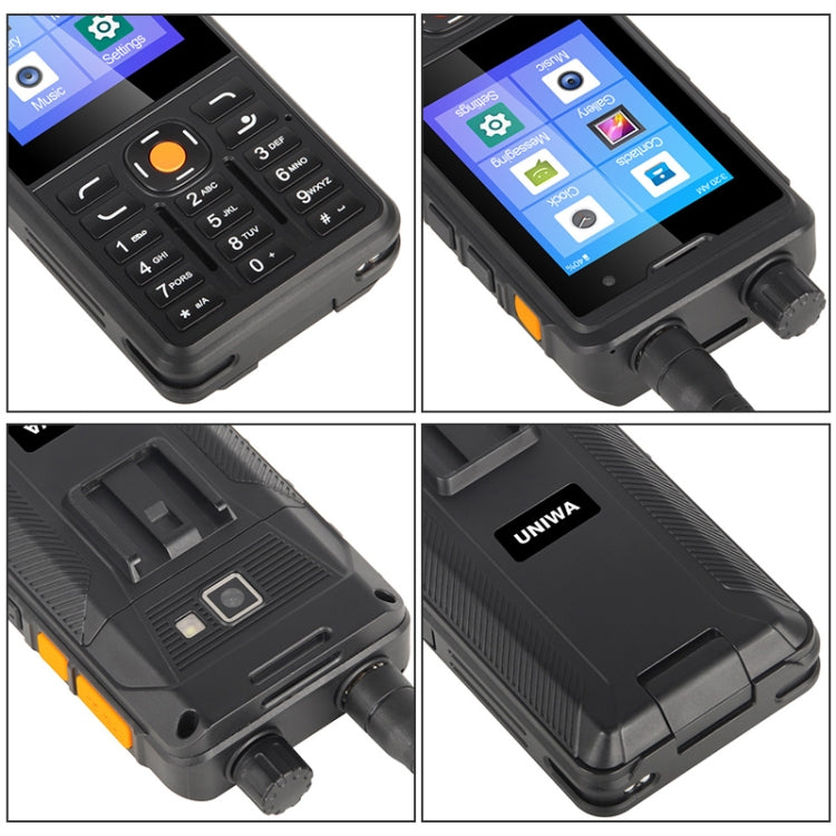 IP65 Waterproof Dustproof Shockproof, 5300mAh Battery, 2.8 inch Android 9.0 MTK6739 Quad Core up to 1.3GHz, Network: 4G, PTT, DMR, 1GB+8GB