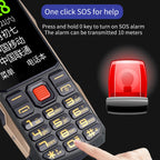 Waterproof Shockproof Dustproof, 4800mAh Battery, 2.4 inch, 21 Keys, Bluetooth, LED Flashlight, FM, SOS, Dual SIM, Network: 2G