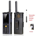 Waterproof Shockproof Dustproof, 2400mAh Battery, 2.2 inch, 21 Keys, LED Flashlight, FM, Quad SIM, with Antenna