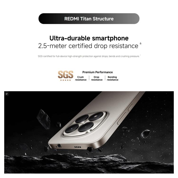 Xiaomi Redmi Note 15 Pro 5G Global, 12GB+256GB, In-screen Fingerprint, 6.83 inch Xiaomi HyperOS 2 MediaTek Dimensity 7400-Ultra Octa Core, Network: 5G, NFC, 12GB+256GB
