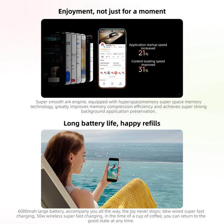 HUAWEI Pura 90 Pro, 16GB+1TB, Side Fingerprint Identification, 6.6 inch HarmonyOS 6.1 Kirin 9030S, NFC, OTG, Not Support Google Play, 16GB+1TB