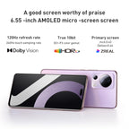 Triple Back Cameras + Dual Front Cameras, In-screen Fingerprint Identification, 4500mAh Battery, 6.55 inch MIUI 13 / Android 12 Snapdragon 7 Octa Core 4nm up to 2.4GHz, Network: 5G, NFC, 8GB+256GB