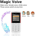 1.33 inch, MTK6261D, 21 Keys, Support Bluetooth, FM, Magic Sound, Auto Call Record, GSM, Triple SIM, Russian Key