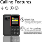 1.33 inch, MTK6261D, 21 Keys, Support Bluetooth, FM, Magic Sound, Auto Call Record, GSM, Triple SIM, Russian Key