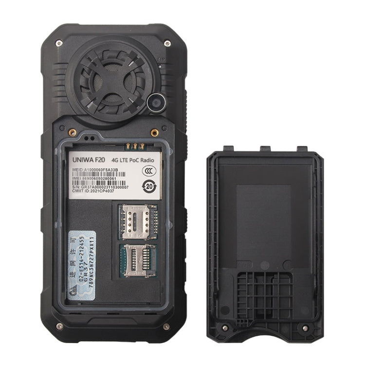 UNIWA F20 Walkie Talkie Rugged Phone, 1GB+8GB, 2.4 inch Android 8.0 Go Mediatek MT6739 Quad Core up to 1.5GHz, Network: 4G, Dual SIM, PoC, SOS, F20