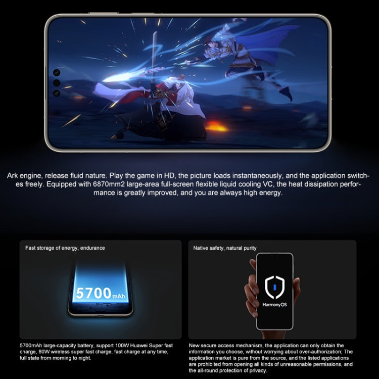 HUAWEI Mate 70 Pro+, 16GB+512GB, Harmony AI, 3D Face & Side Fingerprint Identification, 6.9 inch HarmonyOS 4.3, NFC, OTG, Not Support Google Play, Mate 70 Pro+, 16GB+512GB