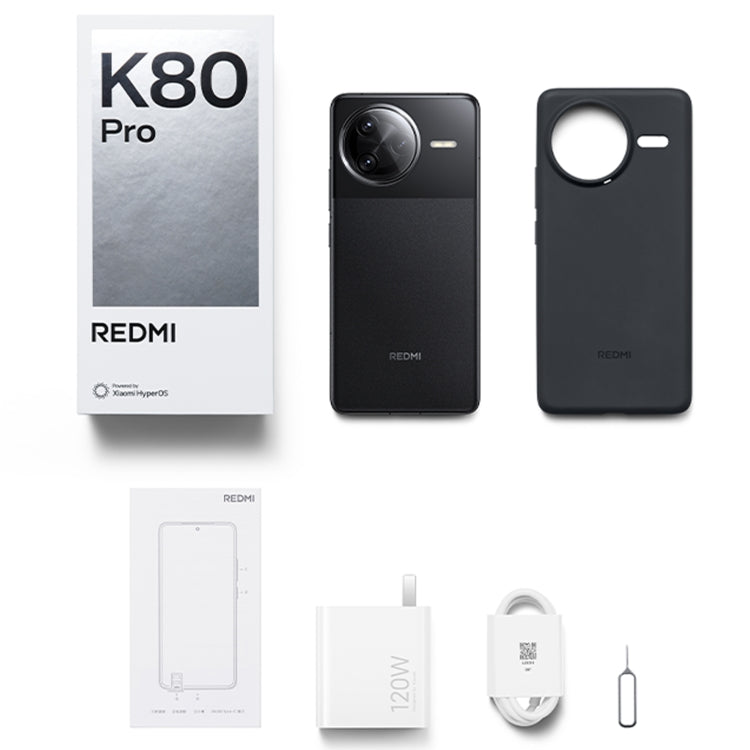 Xiaomi Redmi K80 Pro, 16GB+512GB, 6.67 inch Xiaomi HyperOS 2 Snapdragon 8 Elite Octa Core, NFC, Network: 5G, Redmi K80 Pro, 16GB+512GB