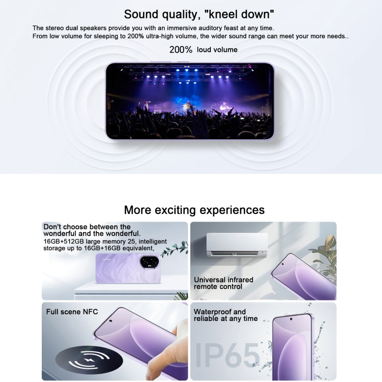 Honor 300, 16GB+512GB, Screen Fingerprint, 6.7 inch MagicOS 9.0 / Android 15 Snapdragon 7 Gen 3 Octa Core, Network: 5G, NFC, OTG, Not Support Google Play, Honor 300, 16GB+512GB