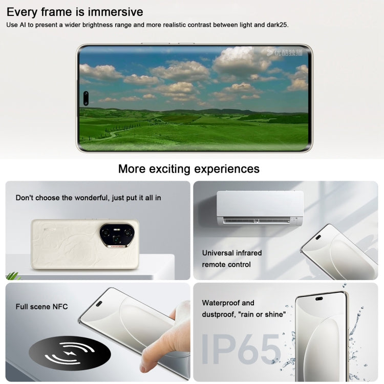 Honor 300 Ultra, 12GB+512GB, Screen Fingerprint, 6.78 inch MagicOS 9.0 / Android 15 Snapdragon 8 Gen 3 Octa Core, Network: 5G, NFC, OTG, Not Support Google Play, Honor 300 Ultra, 12GB+512GB