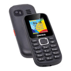 UNIWA E1808 Elder Keypad Phone, 1.77 inch SC6531E, LED Flashlight, 21 Keys, Network: 2G, Triple SIM, EU Plug