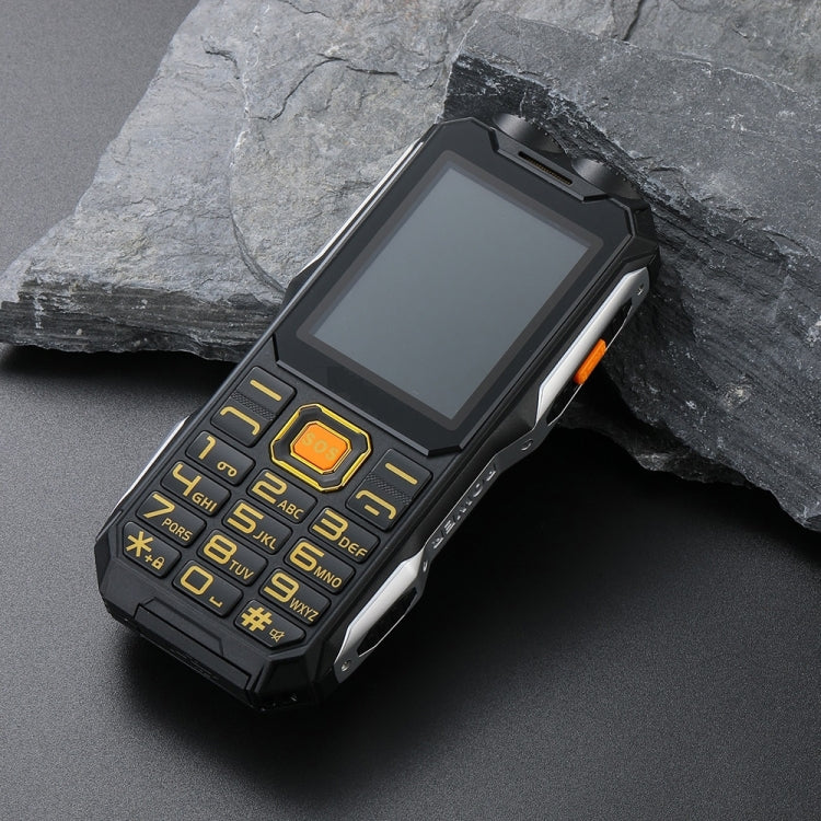 Q8-1 Triple Proofing Elder Phone, 16800mAh Battery, 2.4 inch, 21 Keys, Bluetooth, LED Flashlight, FM, SOS, Dual SIM, Network: 4G, Q8-1 4G