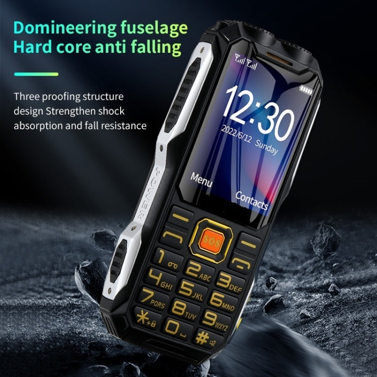 Q8-1 Triple Proofing Elder Phone, 16800mAh Battery, 2.4 inch, 21 Keys, Bluetooth, LED Flashlight, FM, SOS, Dual SIM, Network: 4G, Q8-1 4G