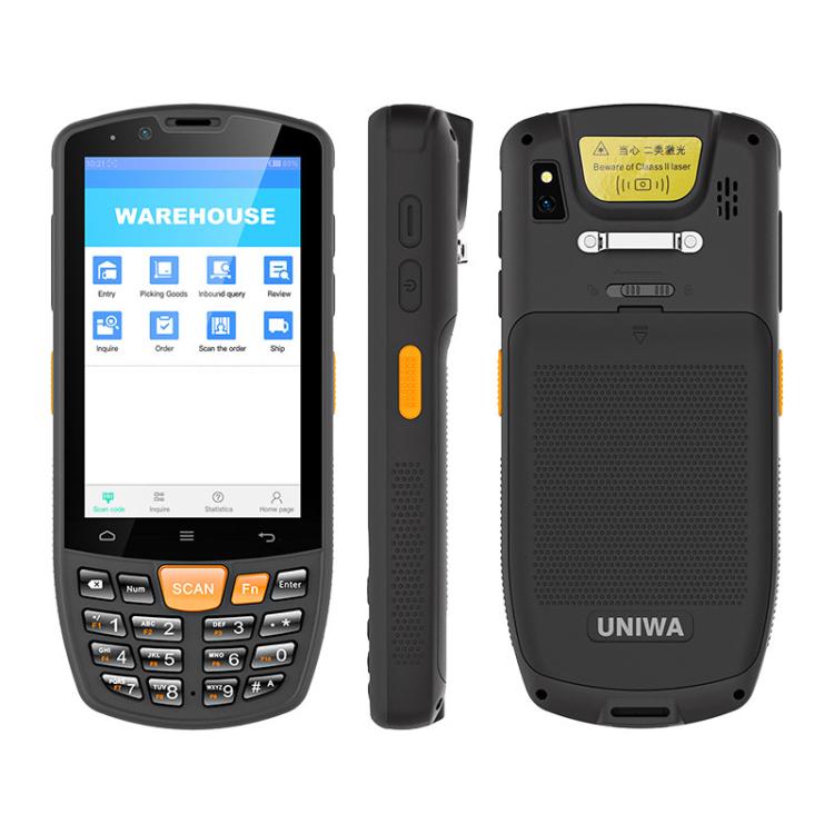 UNIWA HS006 Industrial PDA QR Code Scanner, 2GB+16GB, 4.0 inch Android 11 MediaTek MT6762 Octa Core, RFID, NFC, Network: 4G, 2GB+16GB