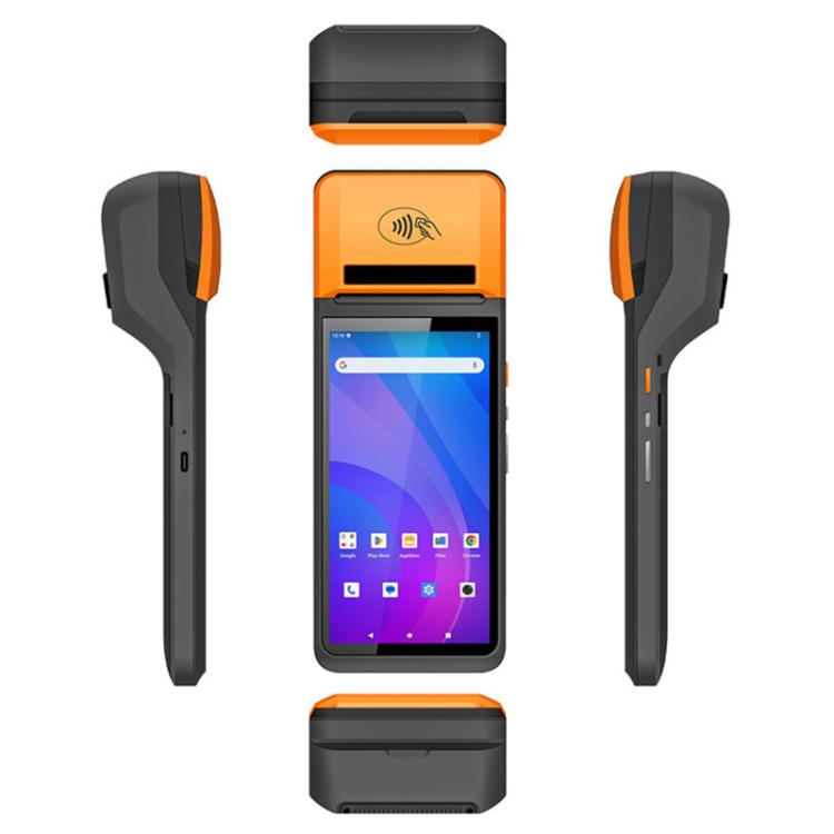 UNIWA V4P 2D QR Code Scanning Edition, 6 inch NFC Android 13 Smart Handheld POS Phone with Thermal Printer, 3GB+16GB, Unisoc SC9863a Octa Core, Network: 4G, V4P 2D QR Code Scanning Edition