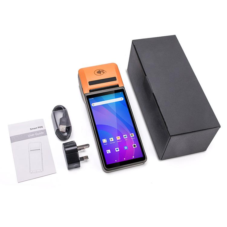 UNIWA V4P 2D QR Code Scanning Edition, 6 inch NFC Android 13 Smart Handheld POS Phone with Thermal Printer, 3GB+16GB, Unisoc SC9863a Octa Core, Network: 4G, V4P 2D QR Code Scanning Edition