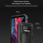 Oukitel WP23 Plus Rugged Phone, 8GB+256GB, 6.52 inch Android 14.0Unisoc T606 Octa-core, NFC, OTG, Network: 4G, WP23 Plus, WP23 Plus 8GB+256GB