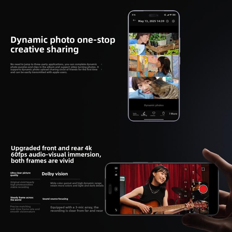 Xiaomi Civi 5 Pro, 16GB+512GB, Screen Fingerprint, 6.55 inch Xiaomi HyperOS 2 Snapdragon 8s Octa-Core, NFC, Network: 5G, 16GB+512GB