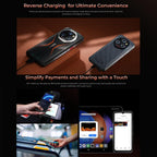 Oukitel WP55 Pro 5G Rugged Phone, 16GB+512GB, 108MP Camera, Fingerprint Identification, 6.6 inch Android 15 MediaTek Dimensity 7025 Octa Core, NFC, OTG, Network: 5G, WP55 Pro