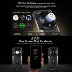 Ulefone Armor 28 Pro Rugged Phone, 16GB+512GB, Night Vision, 10600mAh, 6.67 inch + 1.04 inch Android 15 MediaTek Dimensity 7300 Octa Core, Network: 5G, NFC