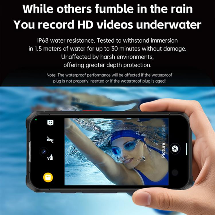 SOYES Maxo Rugged Phone, 6GB+128GB, 3.88 inch Android 12.0 MTK6762 Octa Core, Network: 4G, Dual SIM, OTG, Support Google Play Store