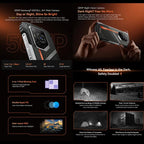 Blackview Oscal Pilot 3 5G Rugged Phone, 12GB+256GB, Night Vision Camera, 6.56 inch Android 15 MediaTek Dimensity 6300 Octa Core, Network: 5G, OTG, NFC