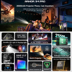 Ulefone Armor 34 Pro, 16GB+512GB, Night Vision, IP68/IP69K Rugged Phone, 6.95 inch Android 15 MediaTek Dimensity 7300 Octa Core, Network: 5G, NFC, OTG, Armor 34 Pro