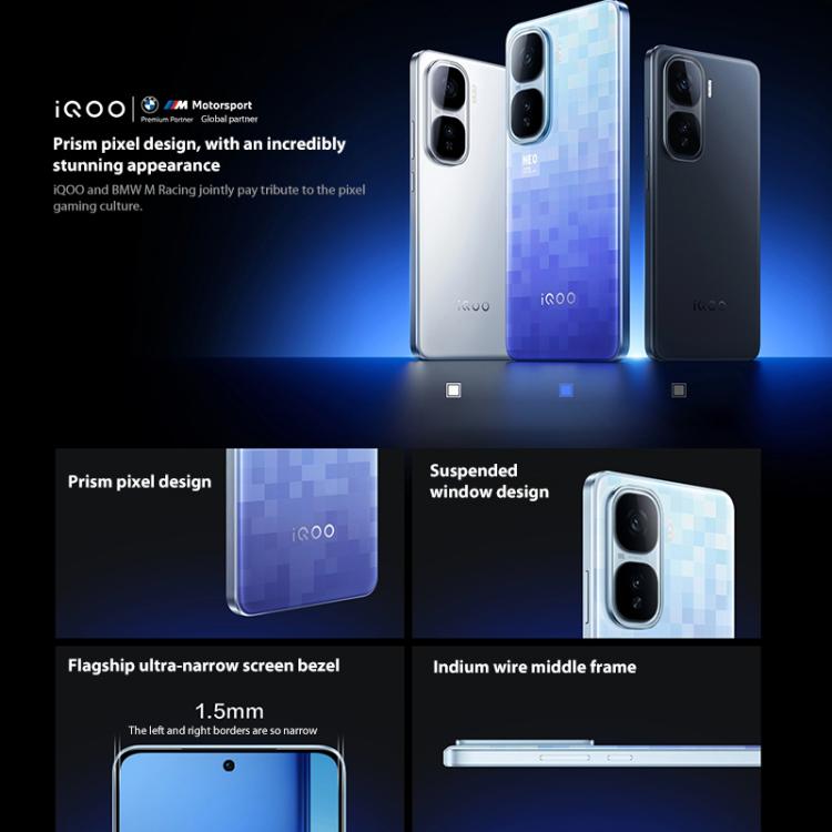 vivo iQOO Neo10 Pro+, 12GB+256GB, Screen Fingerprint, 6.82 inch Android 15 OriginOS 5 Snapdragon 8 Elite Octa Core, OTG, NFC, Network: 5G, Support Google Play, 12GB+256GB