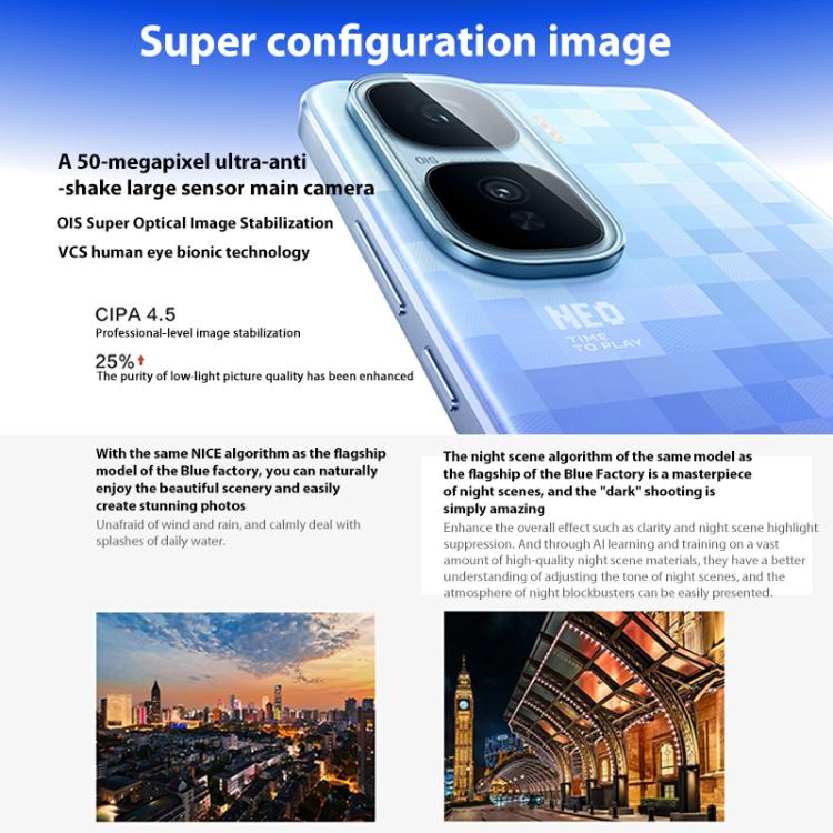 vivo iQOO Neo10 Pro+, 16GB+1TB, Screen Fingerprint, 6.82 inch Android 15 OriginOS 5 Snapdragon 8 Elite Octa Core, OTG, NFC, Network: 5G, Support Google Play, 16GB+1TB