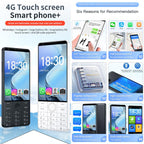 DOOV R70 Keypad Phone, 6GB+128GB, 4 inch Android 13 Mediatek MT6762 Octa Core, Network: 4G, Support Google Store, with Camera, With Camera