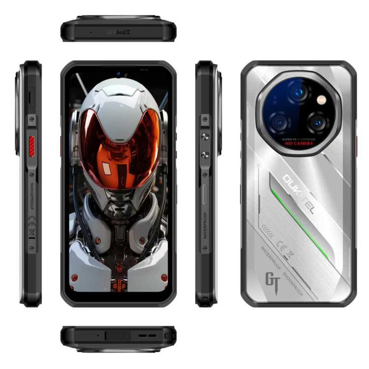 Oukitel WP62 Rugged Phone, 8GB+256GB, 108MP Camera, Fingerprint Identification, 6.6 inch Android 15 MediaTek Dimensity 7025 Octa Core, NFC, OTG, Network: 5G, 8GB+256GB