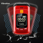 Mafam F899 Flip Phone, 2.4 inch, 32MB+32MB, Support FM, SOS, GSM, Family Number, Big Keys, Dual SIM, UK Plug, UK Plug