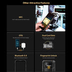 Oukitel WP23 Plus Rugged Phone, 4GB+128GB, 6.52 inch Android 14.0Unisoc T606 Octa-core, NFC, OTG, Network: 4G, WP23 Plus 4GB+128GB