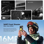 Ulefone RugKing 5 Pro Rugged Phone, Side Fingerprint, 20000mAh Battery, 6.78 inch Android 16 Unisoc T7250 Octa Core, Network: 4G, NFC, OTG, RugKing 5 Pro, 8GB+256GB