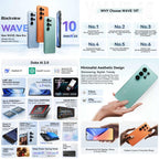 Blackview WAVE 10, 8GB+256GB, 6.88 inch Android 16 Unisoc UMS9230E Octa Core, Network: 4G, OTG, WAVE 10, 8GB+256GB