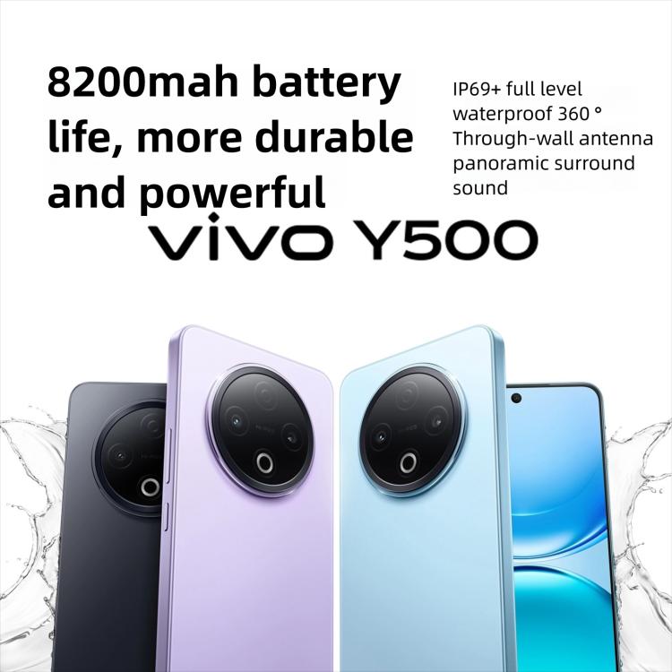 vivo Y500, 12GB+512GB, 6.77 inch Android 15 OriginOS 5 Dimensity 7300 Octa Core, OTG, NFC, Network: 5G, 12GB+512GB
