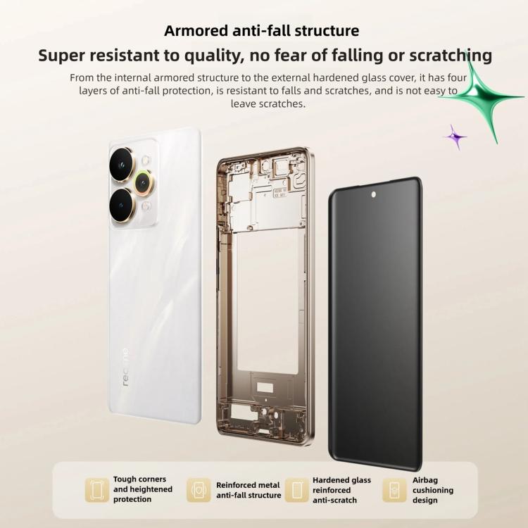 Realme 15 Pro, 16GB+512GB, 6.8 inch Realme UI 6.0 Android 15 Snapdragon 7 Gen 4 Octa Core, NFC, Network: 5G, 16GB+512GB