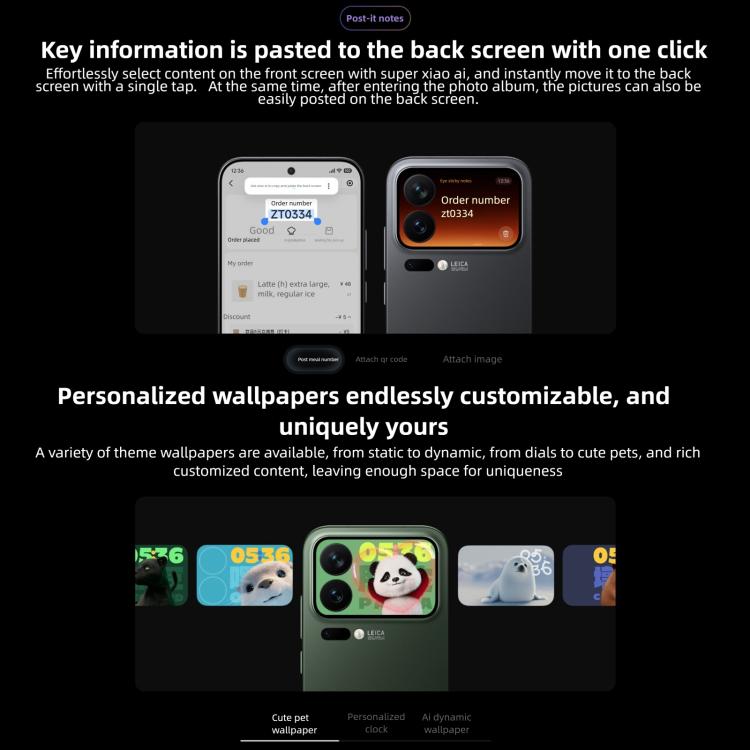 Xiaomi 17 Pro Max, 16GB+1TB, 3D Ultrasonic Fingerprint, 6.9 inch + 2.9 inch Xiaomi HyperOS 3 Snapdragon 8 Elite Gen 5 Octa Core, NFC, Network: 5G, 16GB+1TB