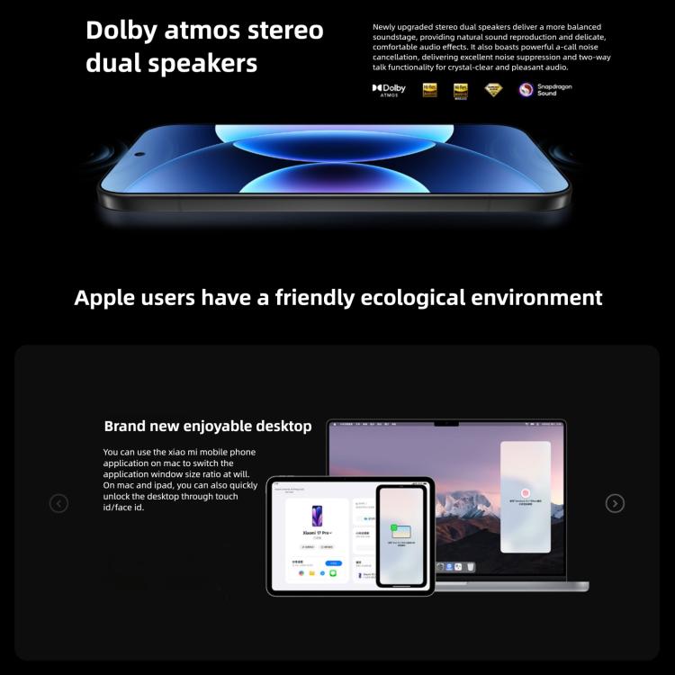 Xiaomi 17 Pro Max, 16GB+512GB, 3D Ultrasonic Fingerprint, 6.9 inch + 2.9 inch Xiaomi HyperOS 3 Snapdragon 8 Elite Gen 5 Octa Core, NFC, Network: 5G, 16GB+512GB